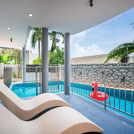 Patong Villa3 四卧海景泳池别墅 近班赞海鲜市场 中英泰三语服务
